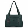 Dámská kabelka shopper bag Hernan lahvově zelená 3892